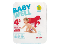 Sauskelnės Maxi BABYWELL Premium 4 dydis, 38 vnt