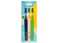 TEPE dantų šepetėlių rinkinys COLOUR, minkšti, 3 vnt.