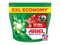 Skalbimo kapsulės ARIEL EXTRA CLEAN, 38 vnt