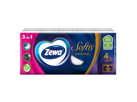 Pop. nosinaitės Zewa Softis, 4sl.10x9vnt