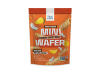 Kokosiniai traškūs vafliai be glitimo, mangų skonio, 140 g