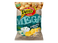 Traškučiai TAFFEL CREAMY ONION Mega Pack, 250 g