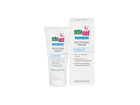 Blizgumą mažinantis veido kremas probleminei odai SEBAMED CLEAR FACE, 50 ml