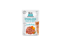 Konservuotas ėdalas katėms BRIT CARE Fillets in Gravy Hearty Rabbit, 85 g