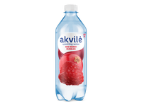 Stalo vanduo AKVILĖ su raudonosiomis uogomis, gazuotas, 0,6 l