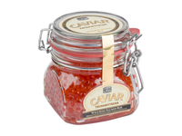 Laukinių King lašišų ikrai SUDRABLINIS Premium, 300 g