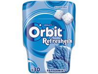 Kramtomoji guma ORBIT Refreshers Peppermint, 67g