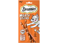 Kačių skan. DREAMIES STICKS, su višt. 6 x 5 g