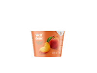 Valgomasis jogurtas WELL DONE, persikų skonio, 5,1 % rieb., 200 g