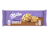 Sausainiai MILKA CHOCO COOKIES su pieninio šokolado gabal., 135 g