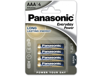 Elementai PANASONIC AAA (LR03EPS/4B), 4 vnt