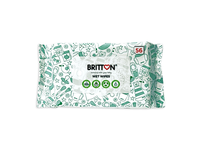 Drėgnos servetėlės BRITTON, 56 vnt