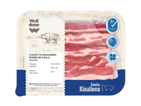 Šviežia plonai pjaustyta kiaulienos šoninė WELL DONE, 300 g, 300 g