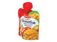 Geriamoji įvairių vaisių tyrė SMOOTHIE (nuo 6 mėn.), 90 g