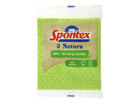 Guminės šluostės SPONTEX NATURA, 3 vnt., SS26