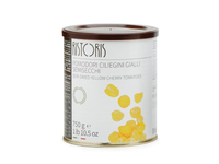 Pusiau džiovinti vyšniniai pomidorai, RISTORIS, geltoni 750g/450g