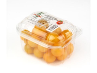 Pomidorai, smulkiavaisiai, geltoni, I klasė, fasuoti, 250 g