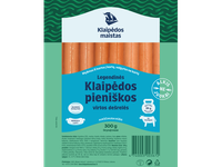 Virtos KLAIPĖDOS pieniškos dešrelės, a. r., 300 g