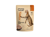 Konservuotas sterilizuotų kačių ėdalas PRIMACAT(kalakutiena), 85 g