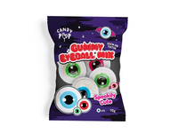 Guminukai su įdaru CANDY POP GUMMY EYEBALL MIX, 72 g