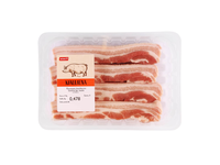 Lietuviška kiaulienos šoninė be kaulo, atšaldyta, be antibiotikų, 1 kg