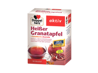 DOPPELHERZ AKTIV HEIΒER GRANATAPFEL (HOT POMEGRANATE), 10 paketėlių
