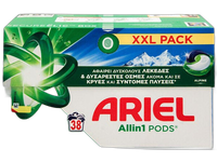 Skalbimo kapsulės All in 1 Pods Ariel 38vnt. Alpine