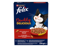 Sausas ėdalas katėms su mėsa FELIX, 270g