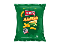 Kukurūzų traškučiai HERR'S, Chalapos paprikų skonio, 113 g
