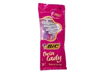 Moteriški vienkartiniai skustuvai BIC TWIN LADY SENSITIVE, 5 vnt.