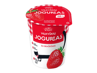 Jogurtas su braškėmis VILKYŠKIŲ, 3,6 % rieb., 350 g