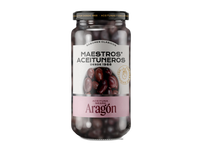 Juodosios alyvuogės Aragon MAESTROS ACEITUNEROS, su kauliuku, 200 g