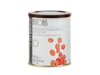Pusiau džiovinti vyšniniai pomidorai, RISTORRIS, raudoni 750g/450g