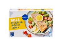 Šaldyta laukinės lašišos filė BILLA, 250 g