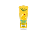 Vaikiškas kūno prausiklis-šampūnas WELEDA su medetkomis, 200 ml