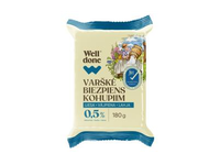 Varškė WELL DONE, 0,5 % rieb., 180 g