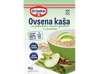 Avižinė košė DR.OETKER, su obuoliais, razinomis ir cinamonu, 60g