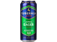 Alus GUBERNIJA, Nealkoholinis Ekstra lager, 0%, 0.5l, skardinė, D