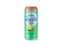 Alaus kokteilis Utenos Radler Lime&Mint Nealk. 0,0% 0,5L sk