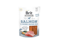 Skan. šunims BRIT JERKY SALMON PROTEIN, 80 g
