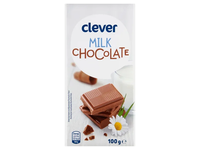 Pieninis šokoladas su riešutais CLEVER, 100 g