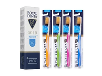 ROYAL DENTA dantų šepetėlių rinkinys GOLD MEDIUM, vid. ...