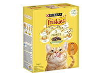 Sausas visavertis pašaras katėms FRISKIES, su vištiena ir daržovėmis, 1 kg