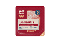 Karštai rūkytas saliamis WELL DONE, a. r., 200 g