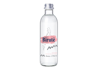 Natūralus mineralinis vanduo BIRUTĖ, gazuotas, stiklinėje taroje, 0,33l.