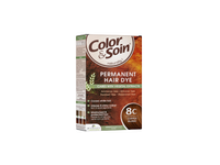 Ilgalaikiai plaukų dažai COLOR & SOIN, vario blondinė (8C), 135 ml