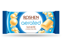 Baltasis šokoladas ROSHEN, Bubble, korėtas, 80 g