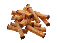 Kepintos šviesios duonos lazdelės su česnakais, 1 kg