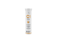 FORMULA VITALE C 1000 MG + ZN 25 MG, apelsinų ir citrinų skonio, 20 tirpių tablečių