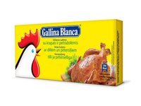 Vištienos sultinys GALINA BLANCA su krapais ir petražolėmis, 12vnt.